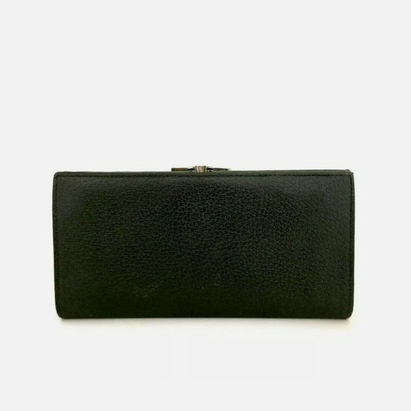 GUCCI Black Monogram Leather Long Continental Bifold Wallet. P2544. - Picture 4 of 8